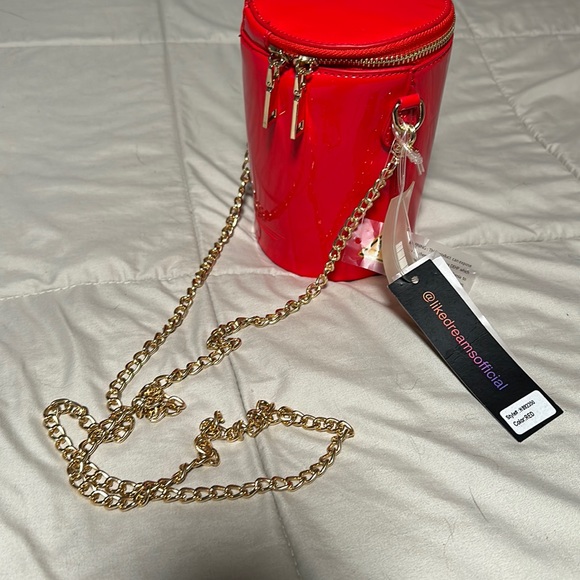 Red patent Like Dreams purse - Picture 1 of 5